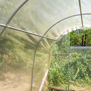Теплица-туннель Весна 2х4м УВ4 Томатная пленка. Овощной туннель.