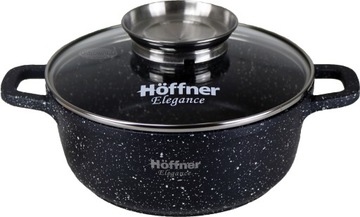 Garnek Brytfanna 2.3L AROMA KNOB Marmurek HOFFNER