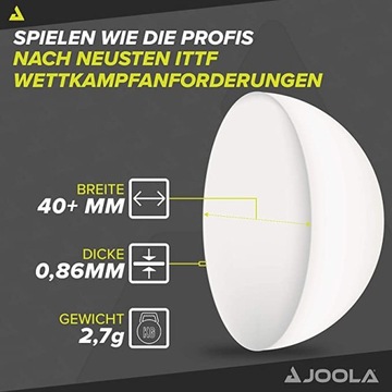 Мячи для настольного тенниса JOOLA Advanced Training *** 12 + 3 шт.