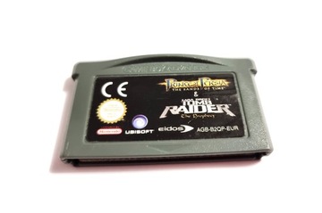 PRINCE OF PERSIA SANDS OF TIME & LARA CROFT TOMB RAIDER GAME BOY ADVANCE