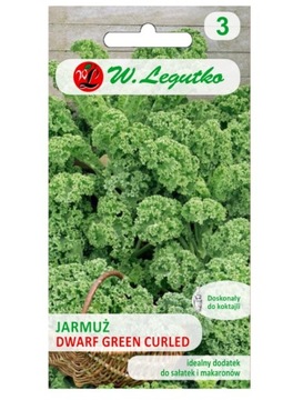 Jarmuż nasiona Dwarf Green Curled