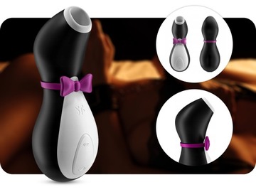 ВОЗДУШНЫЙ МАССАЖЕР ПИНГВИН ВСАСЫВАЮЩИЙ ВИБРАТОР ПИНГВИН SATISFYER PRO PENGUIN
