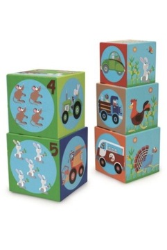 СКРЭТЧ ОБРАЗОВАТЕЛЬНАЯ ПИРАМИДА JUMBO FARMA 5 ЭЛЕМЕНТОВ