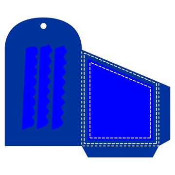 Карманная бирка для этикеток. Металлические штампы для рукоделия.