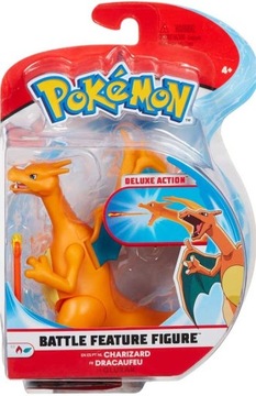 Figurka POKEMON Glurak Charizard z Funkcją Ataku