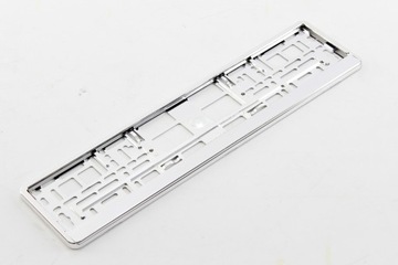 2 РАМКИ ДЛЯ НОМЕРНЫХ ЗНАКОВ, ГЛЯНЦЕВЫЙ ХРОМ + 2 комплекта. БЕСПЛАТНЫЕ винты!!!