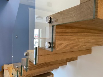 ПОЛНЫЕ СТЕКЛЯННЫЕ ЛЕСТНИЧНЫЕ ПЕРИЛА ROTULE Fi 50