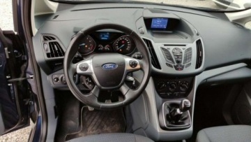Ford C-MAX II Minivan 1.0 EcoBoost 125KM 2013 Ford C-MAX 1.0i 125kM Klima Navi Tempomat Czujniki Bluetooth Hak Pelen Ser, zdjęcie 23