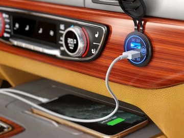 АВТОМОБИЛЬНОЕ ЗАРЯДНОЕ УСТРОЙСТВО АВТОМОБИЛЬНЫЙ БЛОК ПИТАНИЯ USB QC 3.0
