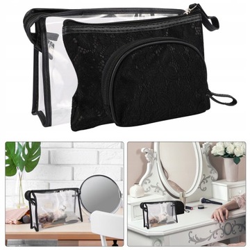 3 шт. Косметичка кружевная.