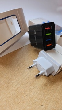 АКЦИЯ 2x СЕТЕВЫЕ ЗАРЯДНЫЕ УСТРОЙСТВА ЕМКОСТЬЮ 3100 мАч плюс USB-кабель