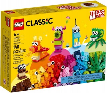 LEGO 11017 Classic - Kreatywne potwory - NOWE