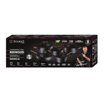 НАБОР ПРЕМИУМ-КАСТРЮЛОК ИНДУКЦИОННАЯ ЖАРКА СИЛИКОНОВЫЕ КРЫШКИ