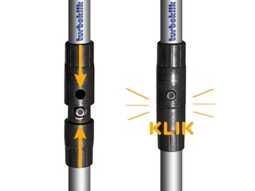Zestaw do czyszczenia komina od dołu Turboklik 6m