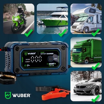 МИКРОПРОЦЕССОРНЫЙ ВЫПРЯМИТЕЛЬ АВТОМОБИЛЬНОГО АККУМУЛЯТОРА 12В 6А ЗАРЯДНОЕ УСТРОЙСТВО ДЛЯ ЖКД