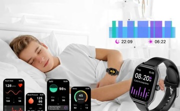SMARTWATCH ZEGAREK MENU ROZMOWY SMS SMART WATCH MUZYKI SPORT KROKOMIERZ