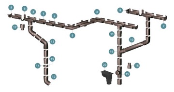GAMRAT CAPRICORN Q3 СЕРЫЙ УСТАНОВОЧНЫЙ ПОДДОН ДЛЯ ЖЕЛОБА