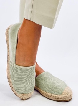 Buty Damskie Espadryle Płócienne HAYDON Zielone 37