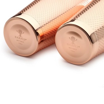 Оловянный шейкер Diamond Lattice, медь, Barfly, 830/530мл