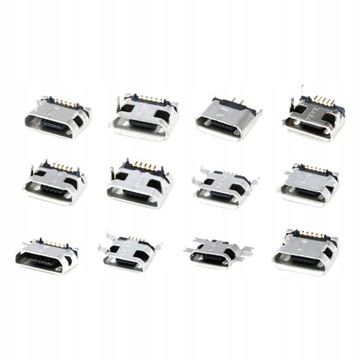 Freneci Набор из 362 гнездовых разъемов Micro USB 5-контактный