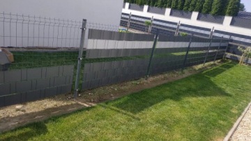 ЛЕНТА ДЛЯ ЗАБОРА АНТРАЦИТОВАЯ 19смx35м ПОКРЫТИЕ ПАНЕЛЬНОГО ЗАБОРА УФ-ФИЛЬТР