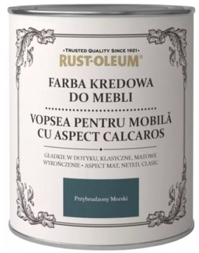 Rust-oleum Farba kredowa do mebli Przybrudzony Morski mat 750ml