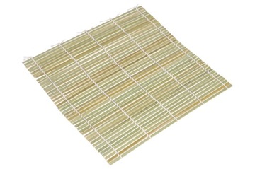 Бамбуковый коврик для суши 24х24 см для раскатывания профессиональных роллов макису