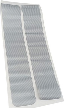 4 x NAKŁADKI PROGI OCHRONNE NAKLEJKI DRZWI CARBON