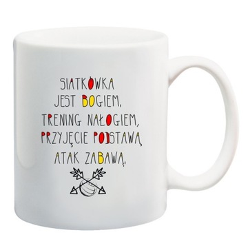 KUBEK SIATKÓWKA PIŁKA SIATKARZ SIATKARKA WZORY