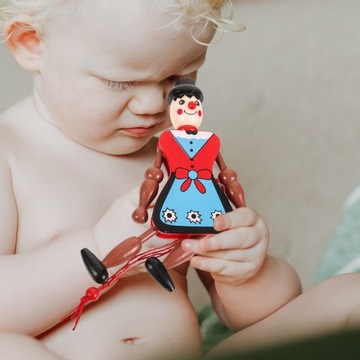 Деревянные игрушки Куклы Клоун Клоуны 4 шт.