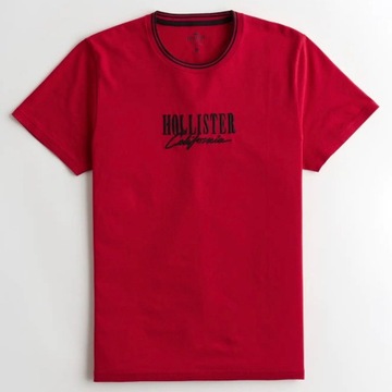 Koszulka Hollister T-shirt EMBROIDERED LOGO TEE L