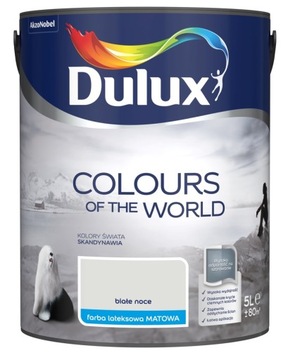 FARBA DULUX KOLORY ŚWIATA- białe noce, 5l