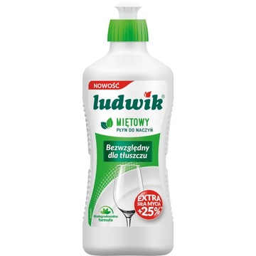 Ludwik Płyn do naczyń miętowy 900g