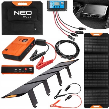 СОЛНЕЧНОЕ ЗАРЯДНОЕ УСТРОЙСТВО NEO SOLAR PANEL 140W POWERBANK