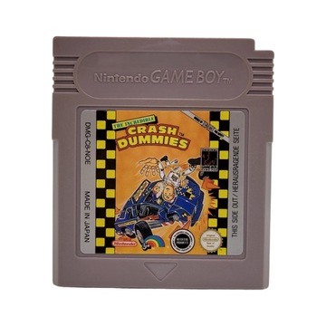 The Incredible Crash Dummies Game Boy Gameboy Classic
