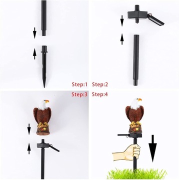 Lampa solarna orlik oświetlenie terenu 2szt