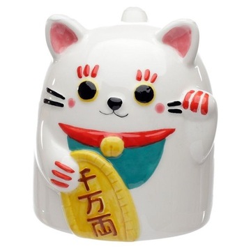 Kubek - odwracany Kot Szczęścia Maneki Neko 500ml