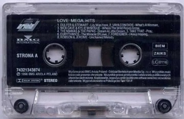Love Mega Hits Kaseta MINOGUE NICK CAVE EURYTHMICS