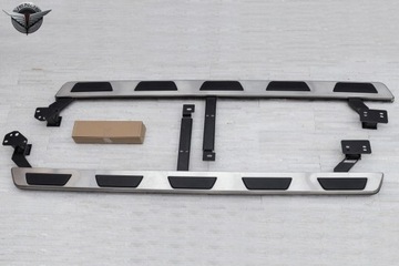 AUDI Q7 2015+ БОКОВЫЕ ПОДНОЖКИ OEM НАКЛАДКА
