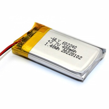 Bateria Akumulator Li-Poly 400mAh 3.7V 602240