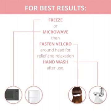 Cooling Gel Eye Mask With Eye Holes Hot Cold