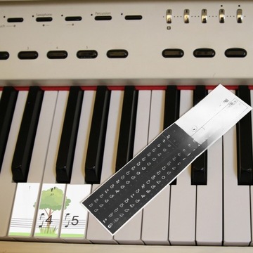 СЪЕМНЫЕ ЭТИКЕТКИ НАКЛЕЙКИ НА ПИАНИНО ДЛЯ НАЧИНАЮЩИХ НАКЛЕЙКИ НА КЛАВИАТУРУ ДЛЯ ДЕТЕЙ