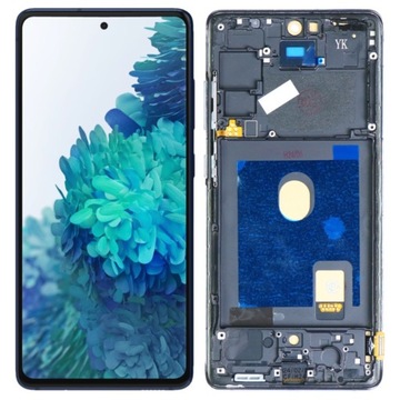 LCD WYŚWIETLACZ EKRAN DOTYK SZYBA SAMSUNG GALAXY S20 FE 5G RAMKA INCELL