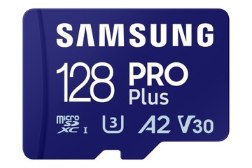 KARTA Samsung Pro PLUS 2023 microSDXC 128GB UHS-I U3 + czytnik kart pamięci