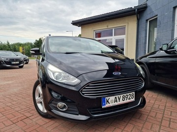Ford S-Max II Van 1.5 EcoBoost 160KM 2016 Ford S-Max 1.6 Benzyna Titanium Grzane Fotele, zdjęcie 10