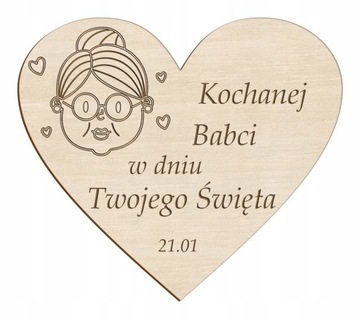 DZIEŃ BABCI I DZIADKA MAGNES PERSONALIZOWANY