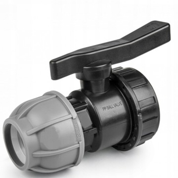 ZAWÓR KULOWY SKRĘCANY do rur PE FI 20mm GW 1/2