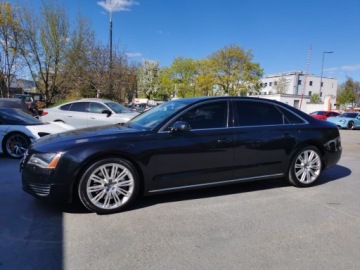 Audi A8 D4 2012 Audi A8 L Quattro 2012 Black 4.2L V8*Dokumentacja pochodzeniowa*Automat D4, zdjęcie 38