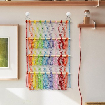 Мягкая игрушка Сетка для хранения игрушек в углу, тканая вручную, 3 дюйма