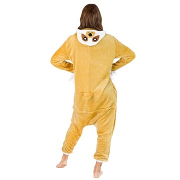 KOSTIUM ONESIE CIEPŁA PIŻAMA KIGURUMI DRES STRÓJ PRZEBRANIE LENIWIEC S